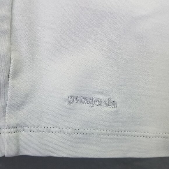 Patagonia Respite Top Women's XS Well Worn Gray Stretch Ruched Front 3/4 Sleeve - Picture 6 of 13